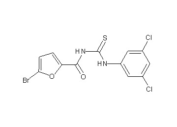 5-bromo-N-{[(3,5-dichlorophenyl)amino]carbonothioyl}-2-furamide