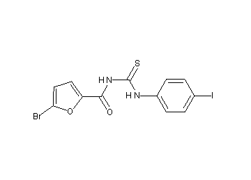 5-bromo-N-{[(4-iodophenyl)amino]carbonothioyl}-2-furamide