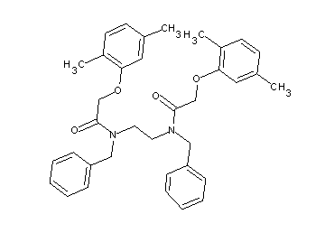 N,N'-1,2-ethanediylbis[N-benzyl-2-(2,5-dimethylphenoxy)acetamide]