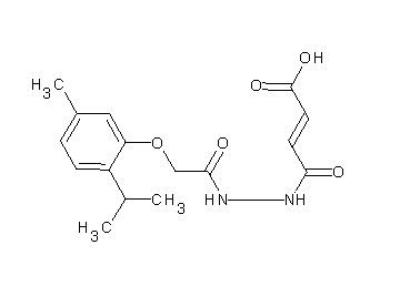 4-{2-[(2-isopropyl-5-methylphenoxy)acetyl]hydrazino}-4-oxo-2-butenoic acid