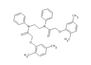 N,N'-1,2-ethanediylbis[2-(2,5-dimethylphenoxy)-N-phenylacetamide] - Click Image to Close