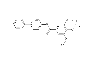 4-biphenylyl 3,4,5-trimethoxybenzoate
