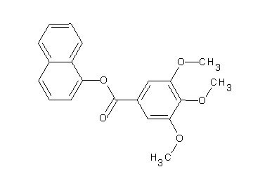 1-naphthyl 3,4,5-trimethoxybenzoate