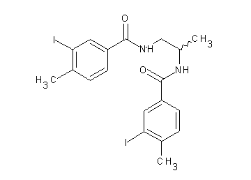 N,N'-1,2-propanediylbis(3-iodo-4-methylbenzamide)