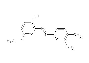 2-[(3,4-dimethylphenyl)diazenyl]-4-ethylphenol