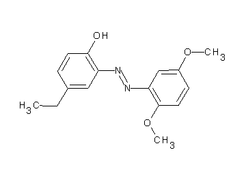 2-[(2,5-dimethoxyphenyl)diazenyl]-4-ethylphenol