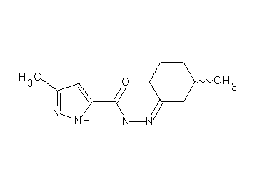 3-methyl-N'-(3-methylcyclohexylidene)-1H-pyrazole-5-carbohydrazide