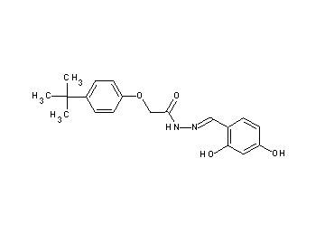 2-(4-tert-butylphenoxy)-N'-(2,4-dihydroxybenzylidene)acetohydrazide