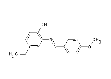 4-ethyl-2-[(4-methoxyphenyl)diazenyl]phenol