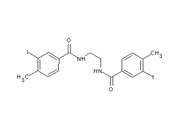 N,N'-1,2-ethanediylbis(3-iodo-4-methylbenzamide)