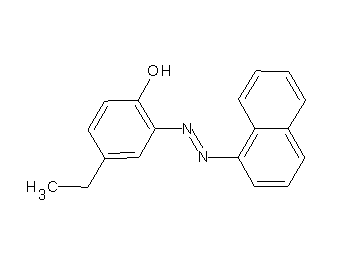 4-ethyl-2-(1-naphthyldiazenyl)phenol
