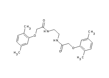 N,N'-1,2-ethanediylbis[2-(2,5-dimethylphenoxy)acetamide]
