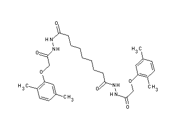 N'1,N'9-bis[(2,5-dimethylphenoxy)acetyl]nonanedihydrazide