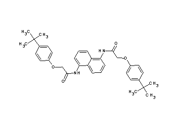 N,N'-1,5-naphthalenediylbis[2-(4-tert-butylphenoxy)acetamide]
