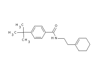 4-tert-butyl-N-[2-(1-cyclohexen-1-yl)ethyl]benzamide