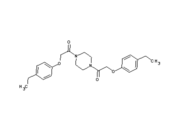 1,4-bis[(4-ethylphenoxy)acetyl]piperazine