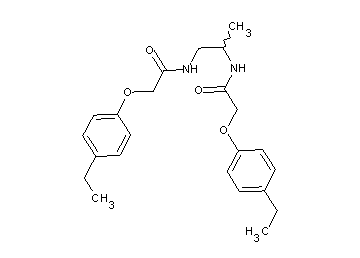 N,N'-1,2-propanediylbis[2-(4-ethylphenoxy)acetamide]