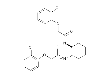 N,N'-1,2-cyclohexanediylbis[2-(2-chlorophenoxy)acetamide]