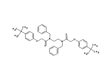 N,N'-1,2-ethanediylbis[N-benzyl-2-(4-tert-butylphenoxy)acetamide]