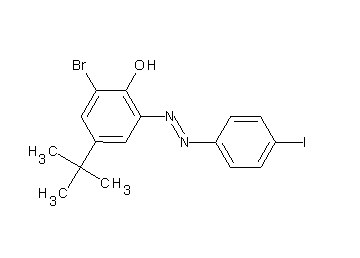 2-bromo-4-tert-butyl-6-[(4-iodophenyl)diazenyl]phenol - Click Image to Close