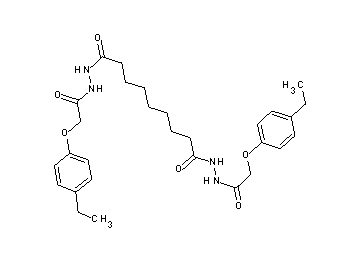 N'1,N'9-bis[(4-ethylphenoxy)acetyl]nonanedihydrazide
