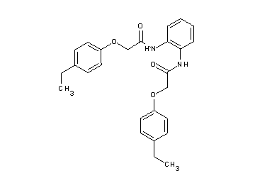 N,N'-1,2-phenylenebis[2-(4-ethylphenoxy)acetamide]