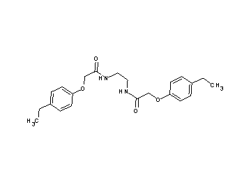 N,N'-1,2-ethanediylbis[2-(4-ethylphenoxy)acetamide] - Click Image to Close