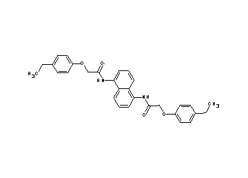 N,N'-1,5-naphthalenediylbis[2-(4-ethylphenoxy)acetamide]