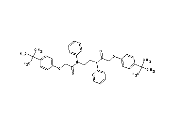 N,N'-1,2-ethanediylbis[2-(4-tert-butylphenoxy)-N-phenylacetamide]