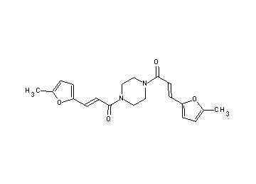 1,4-bis[3-(5-methyl-2-furyl)acryloyl]piperazine