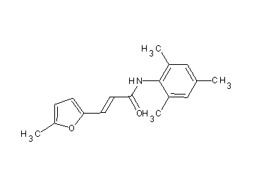 N-mesityl-3-(5-methyl-2-furyl)acrylamide - Click Image to Close