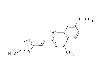 N-(2,5-dimethoxyphenyl)-3-(5-methyl-2-furyl)acrylamide