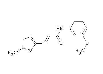 N-(3-methoxyphenyl)-3-(5-methyl-2-furyl)acrylamide