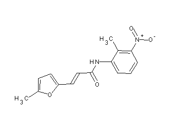 3-(5-methyl-2-furyl)-N-(2-methyl-3-nitrophenyl)acrylamide