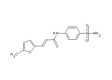 N-[4-(aminosulfonyl)phenyl]-3-(5-methyl-2-furyl)acrylamide