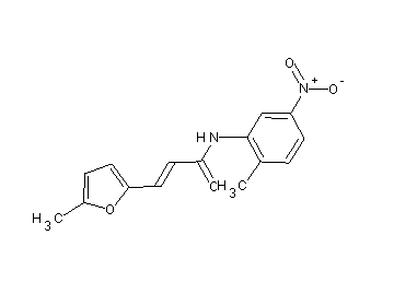 3-(5-methyl-2-furyl)-N-(2-methyl-5-nitrophenyl)acrylamide