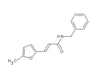 N-benzyl-3-(5-methyl-2-furyl)acrylamide