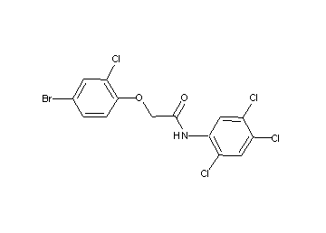2-(4-bromo-2-chlorophenoxy)-N-(2,4,5-trichlorophenyl)acetamide
