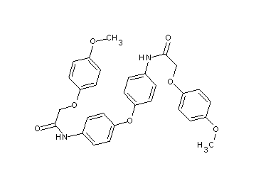N,N'-[oxybis(4,1-phenylene)]bis[2-(4-methoxyphenoxy)acetamide]