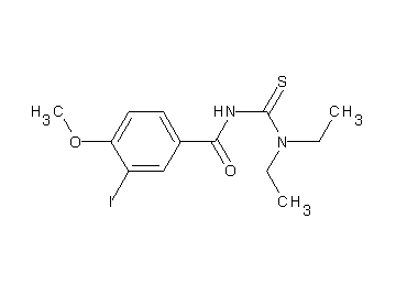 N-[(diethylamino)carbonothioyl]-3-iodo-4-methoxybenzamide