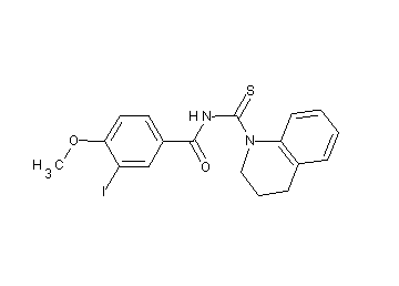 N-(3,4-dihydro-1(2H)-quinolinylcarbonothioyl)-3-iodo-4-methoxybenzamide