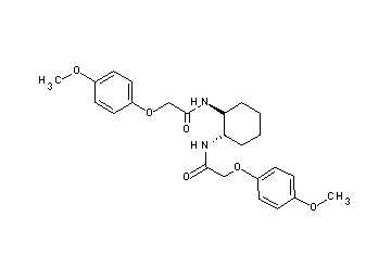 N,N'-1,2-cyclohexanediylbis[2-(4-methoxyphenoxy)acetamide]