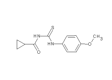 N-{[(4-methoxyphenyl)amino]carbonothioyl}cyclopropanecarboxamide