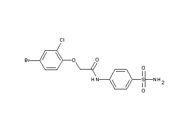 N-[4-(aminosulfonyl)phenyl]-2-(4-bromo-2-chlorophenoxy)acetamide