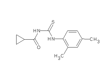 N-{[(2,4-dimethylphenyl)amino]carbonothioyl}cyclopropanecarboxamide