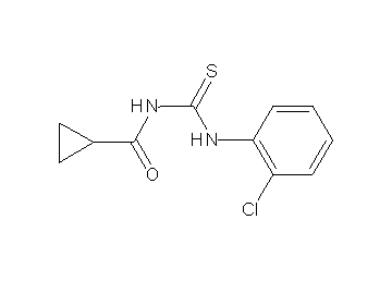 N-{[(2-chlorophenyl)amino]carbonothioyl}cyclopropanecarboxamide
