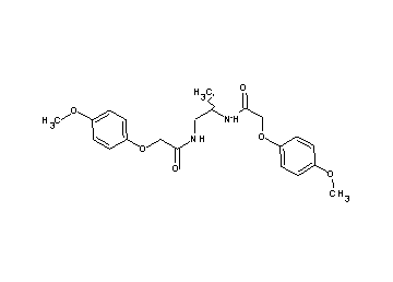 N,N'-1,2-propanediylbis[2-(4-methoxyphenoxy)acetamide]