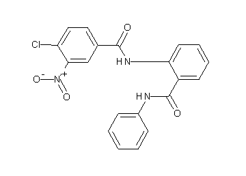 N-[2-(anilinocarbonyl)phenyl]-4-chloro-3-nitrobenzamide