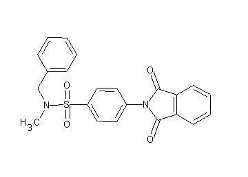 N-benzyl-4-(1,3-dioxo-1,3-dihydro-2H-isoindol-2-yl)-N-methylbenzenesulfonamide