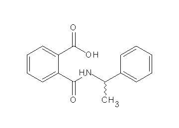 2-{[(1-phenylethyl)amino]carbonyl}benzoic acid